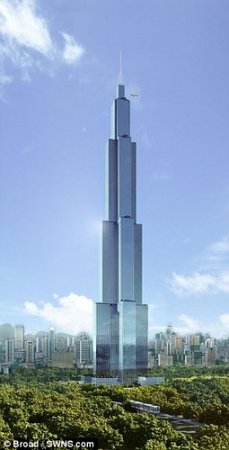 Китайские строители решили за 90 дней построить 220-этажный дом
