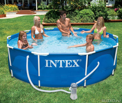 Обзор каркасных бассейнов Intex