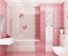 Финишная облицовка стен ванной комнаты керамической плиткой