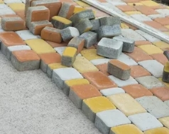 Тротуарная плитка. Использование плитки в качестве укладочного материала
