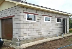 Строительство стен гаража