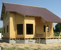 Строительство загородного дома с каркасными стенами
