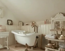 Ванная комната в стиле винтаж: детали и нюансы